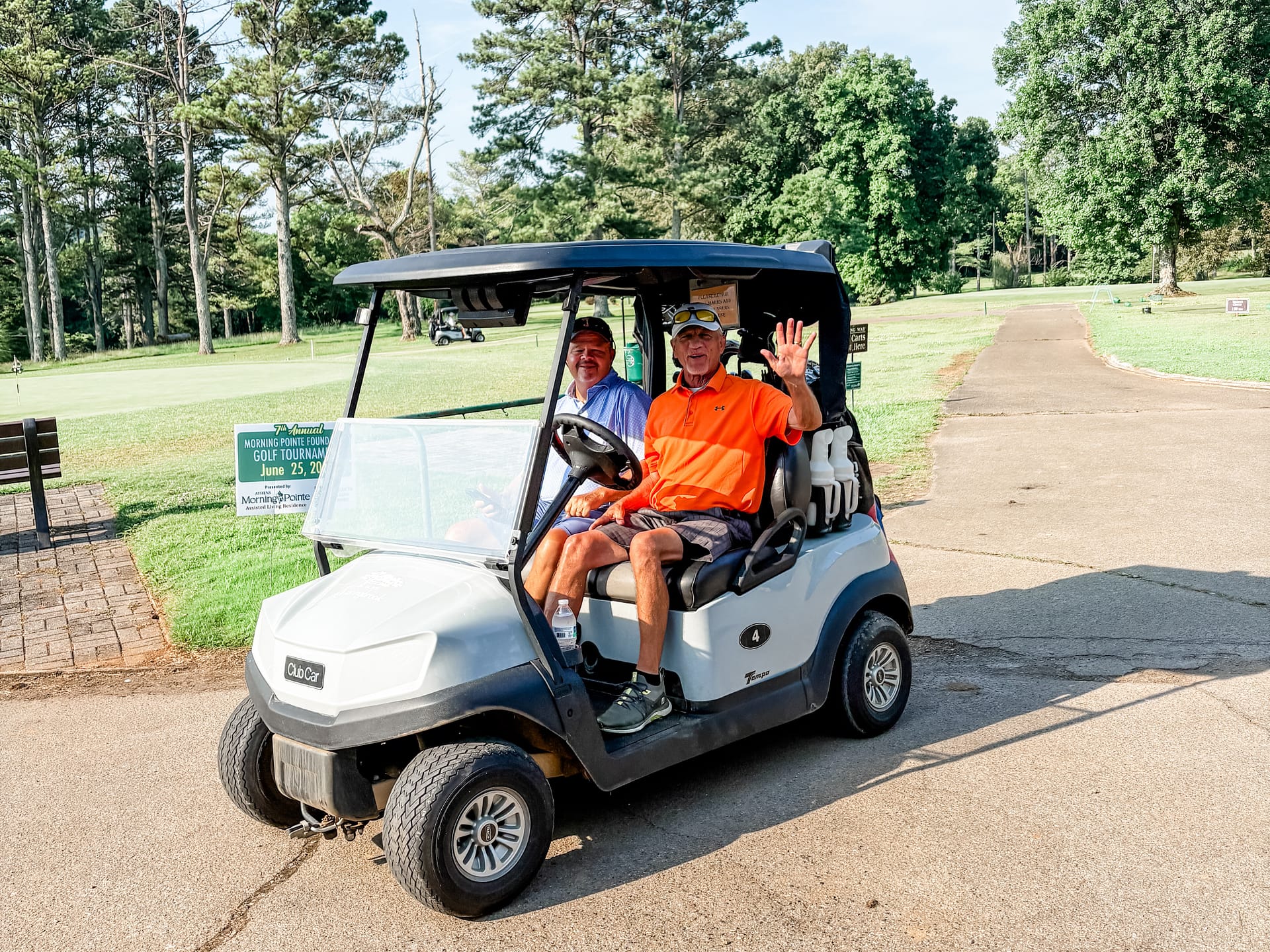 photo of golfers