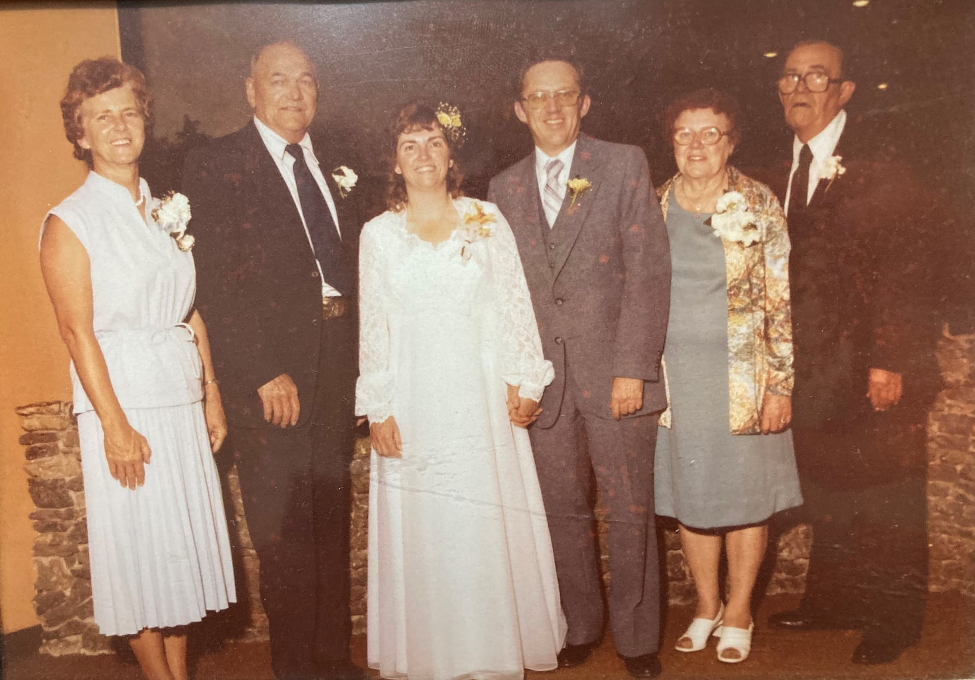 photo of John and Janice on their wedding day