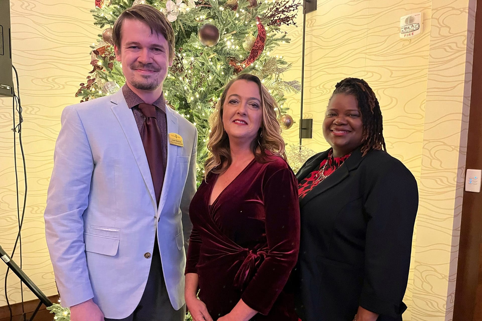 photo of regional Awarding Excellence winners (left to right): Josiah Barkdoll, Lantern Program Coordinator at Morning Pointe of Lexington-East; Jennifer Willingham, Director of Nursing at The Lantern at Morning Pointe of Collegedale; and Sharon Hollie, Lantern Program Director at Morning Pointe of Tuscaloosa