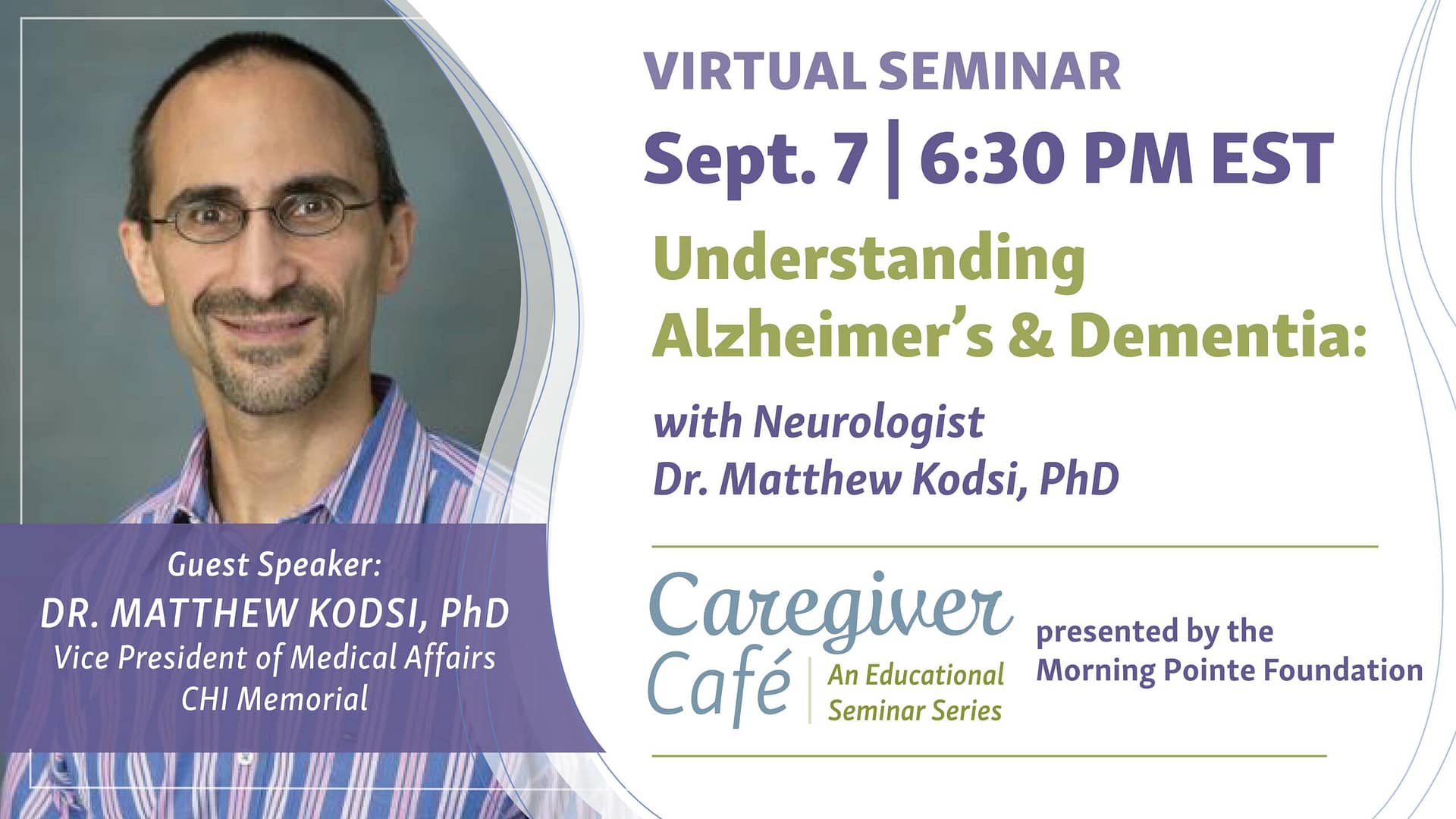 September Caregiver Café promo image