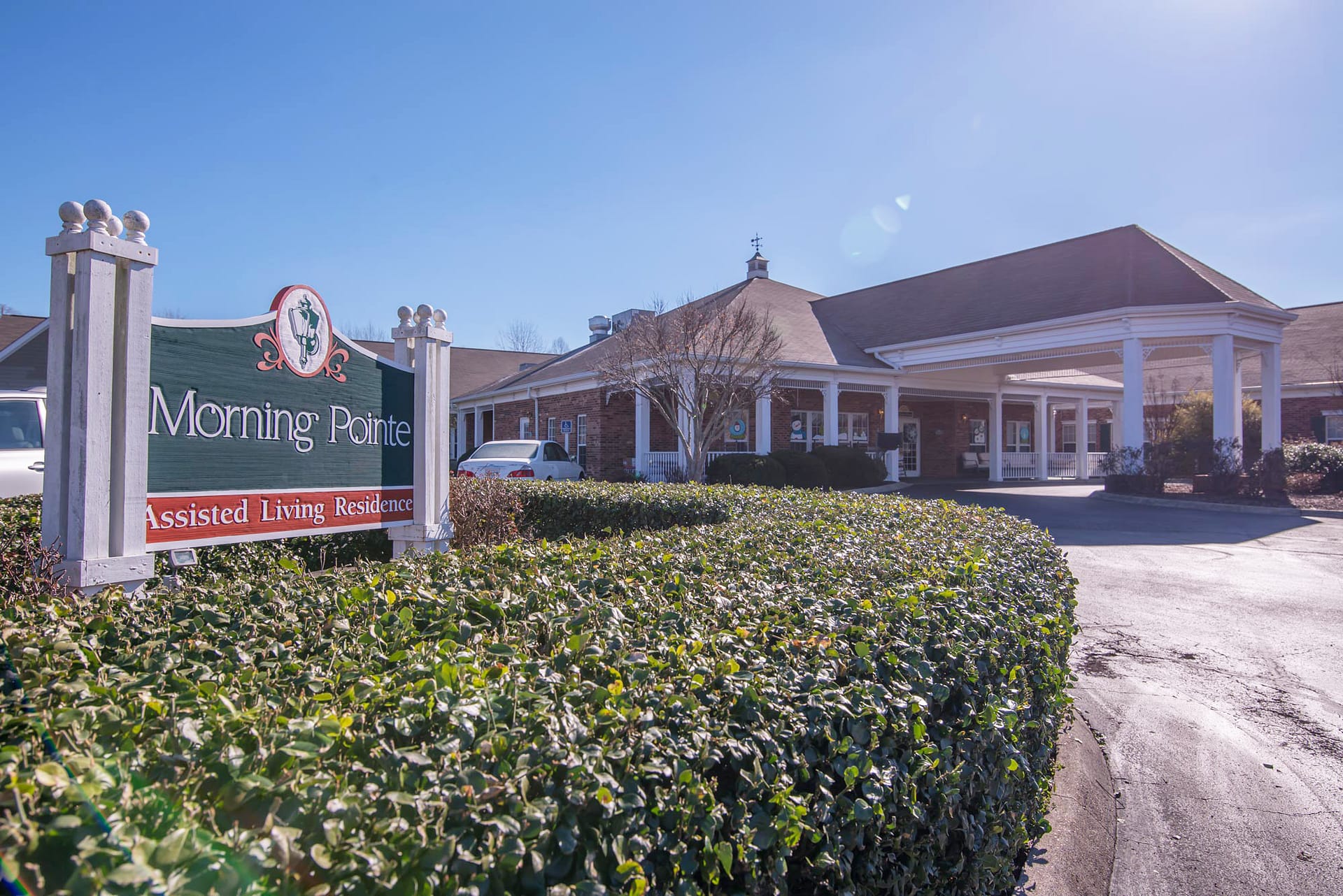 Exterior shot of Morning Pointe Senior Living of Athens