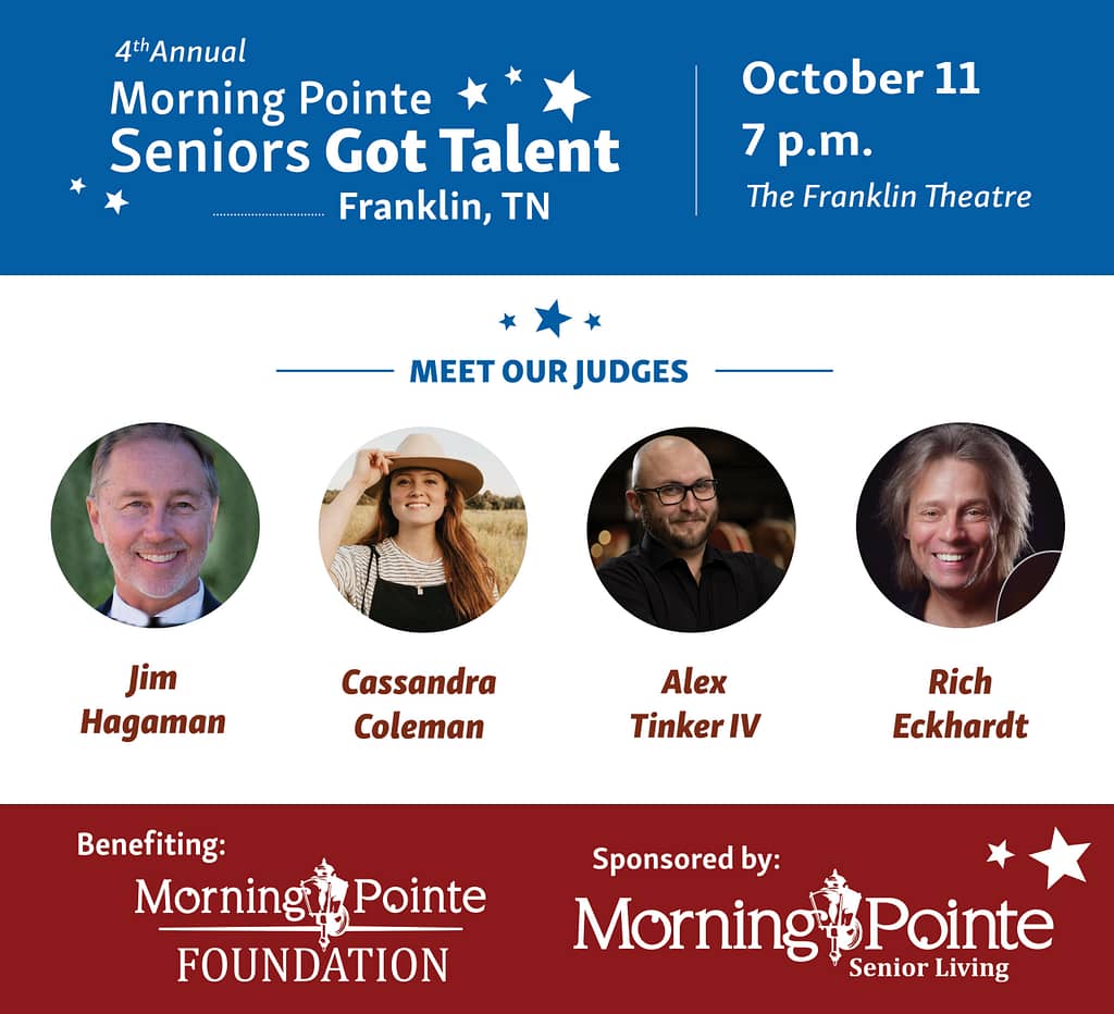 collage of Seniors Got Talent, Franklin 2022 judges