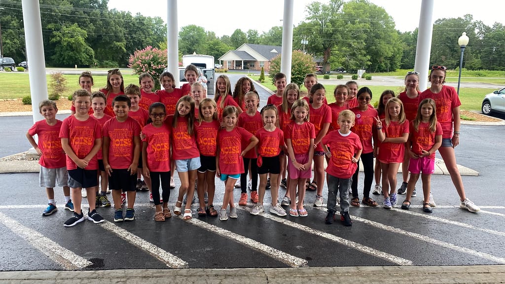 photo of First Baptist Church Choir kids performing at Morning Pointe of Tullahoma, Tennessee