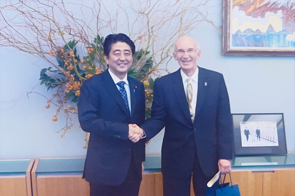 Jim receives the Japanese Order of the Rising Sun