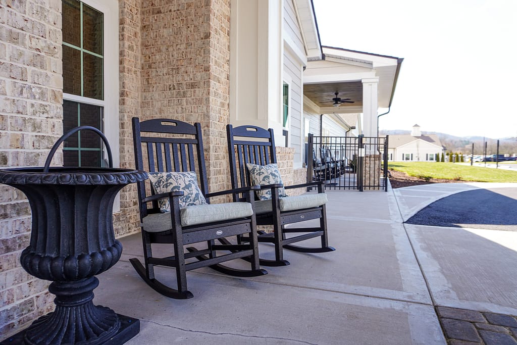 front porch area