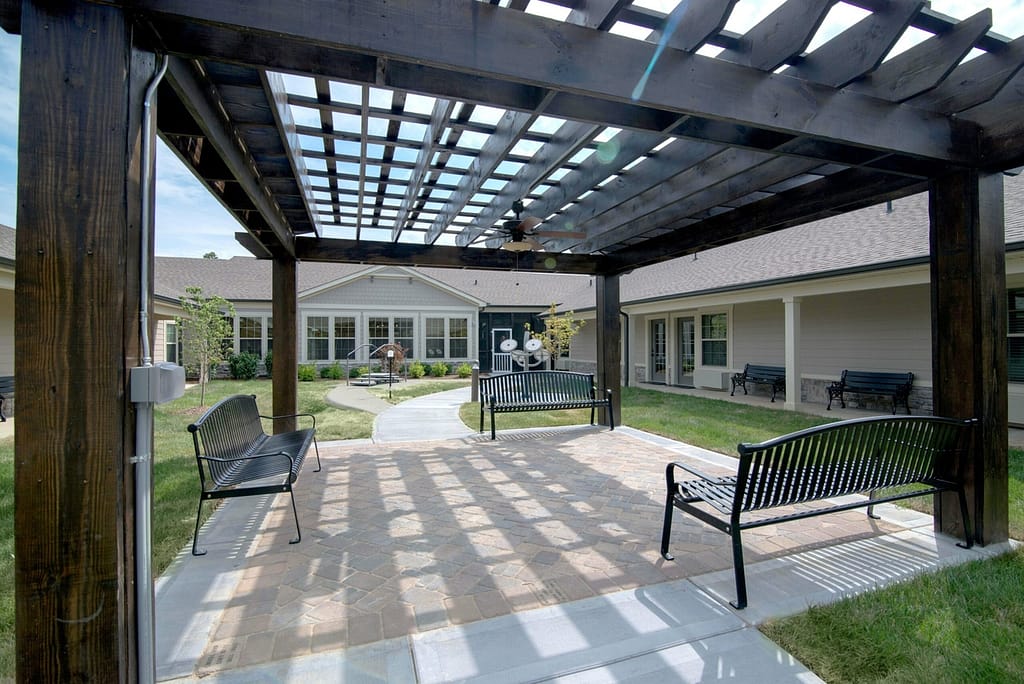 Chattanooga Lantern campus outdoor patio