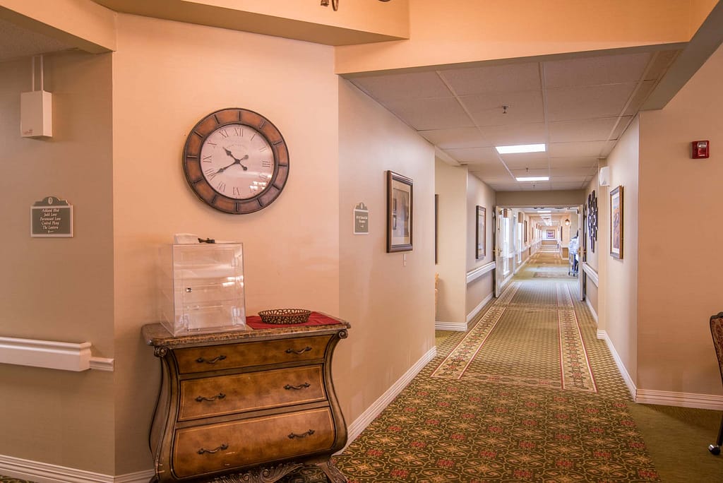 Russell campus hallway