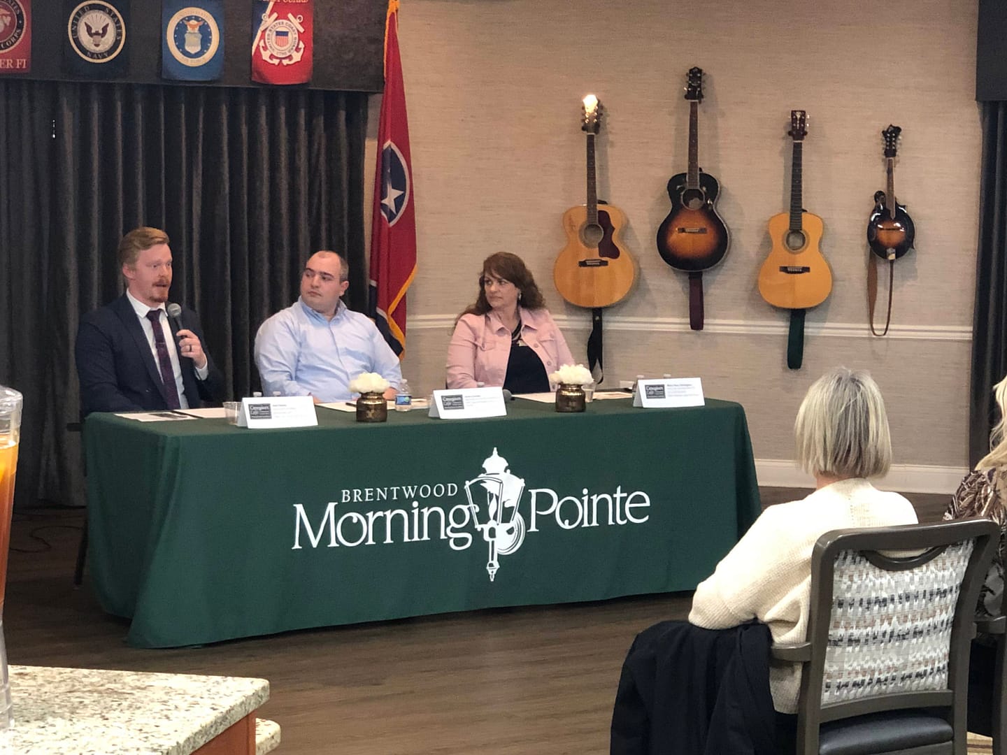 photo of the Morning Pointe Foundation's 2025 Brentwood Caregiver Cafe panelists