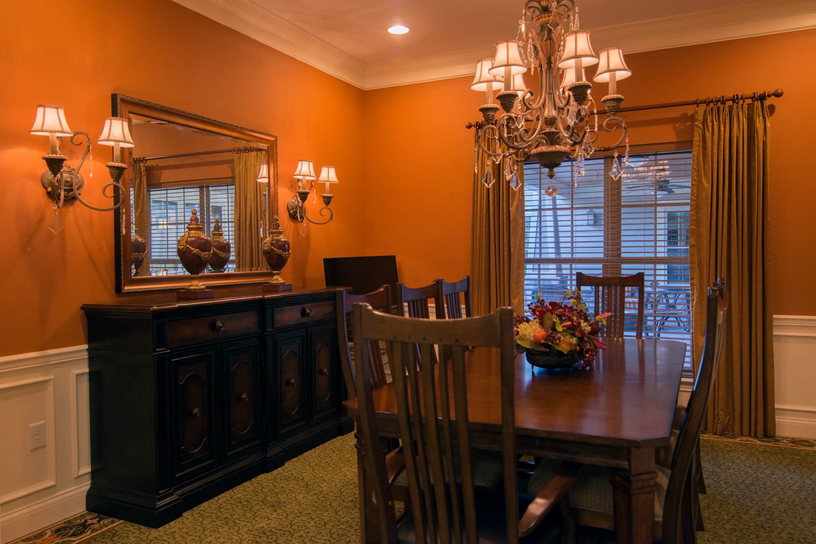 Brentwood campus private dining table