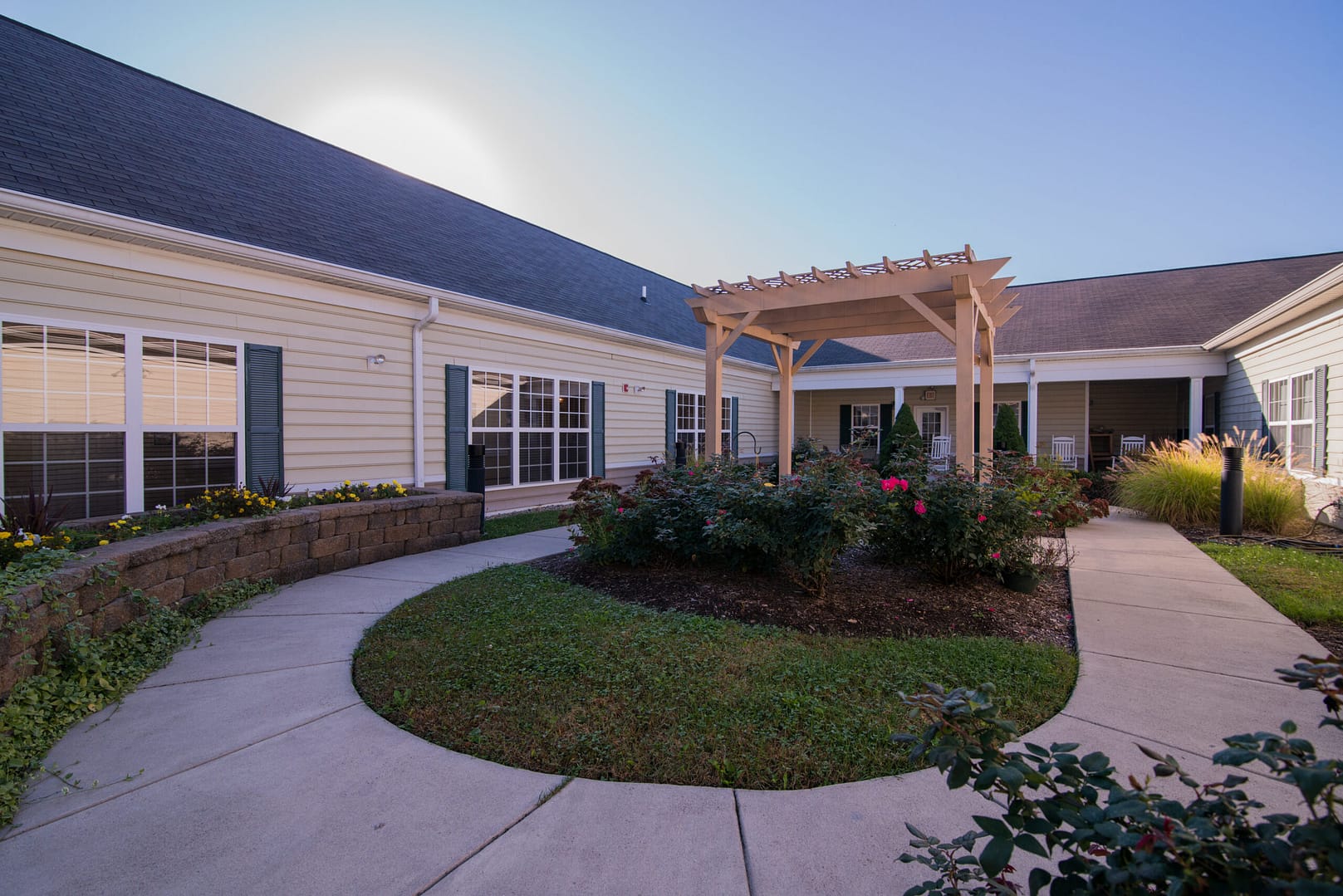 franklin campus courtyard