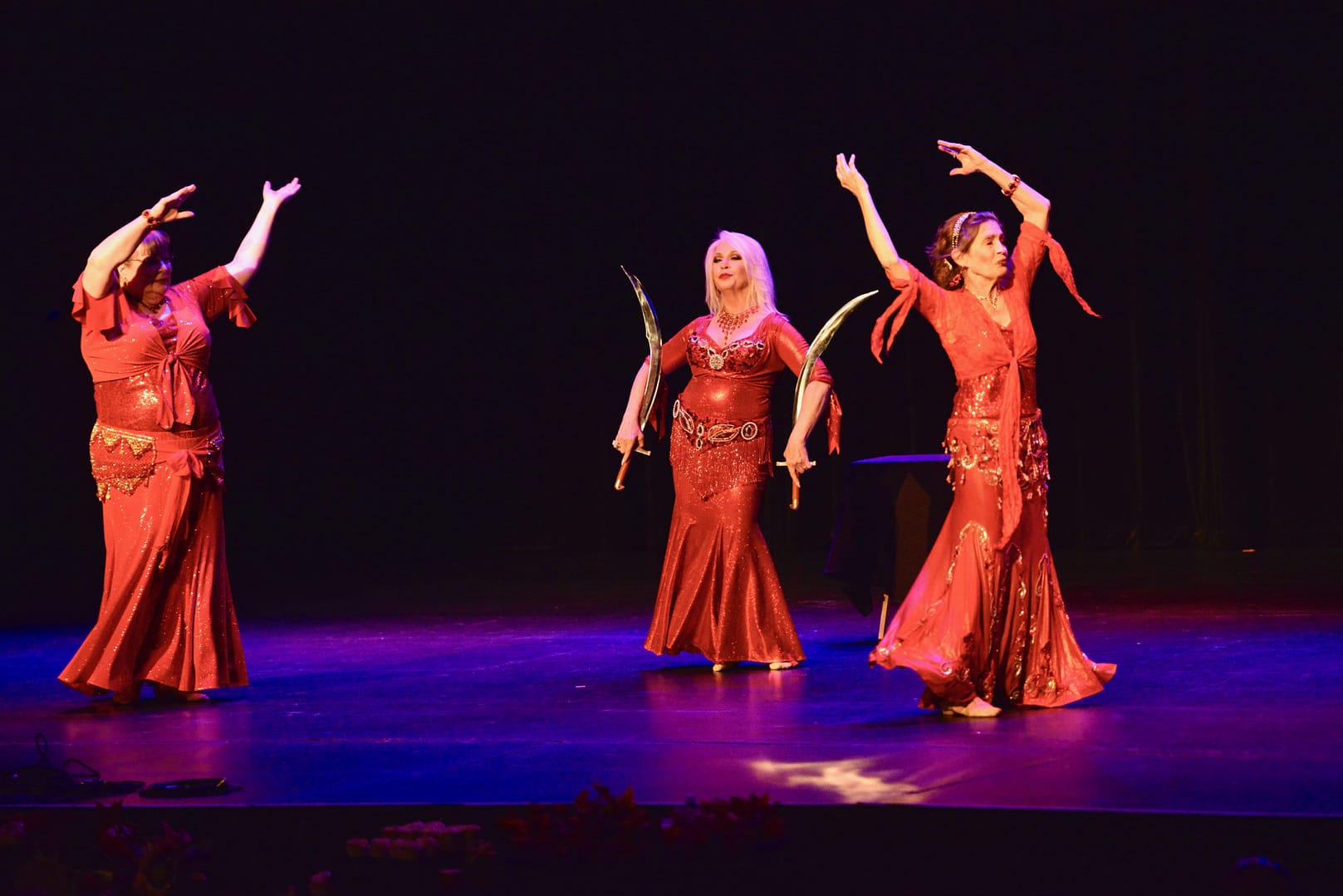 photo of Sandy and the Sandsation Dancers during Seniors Got Talent show in Knoxville