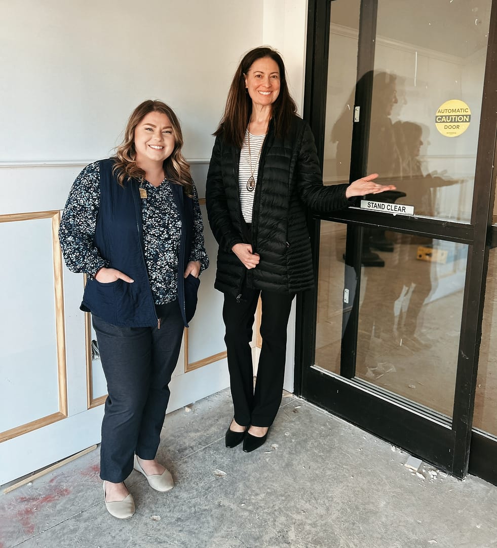 photo of Lindsey Hughes, East Hamilton Lantern Executive Director, with Missy Dane, Community Relations Director