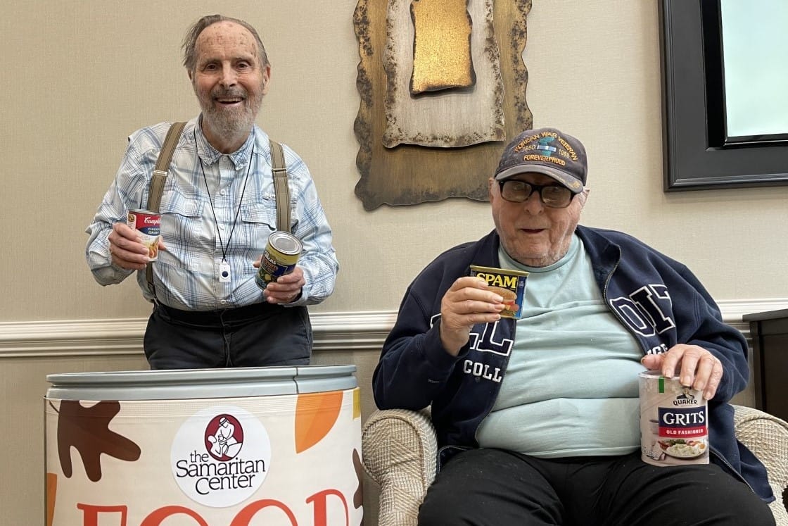 photo of Morning Pointe of Chattanooga residents Jim Lancaster and Al Schwab