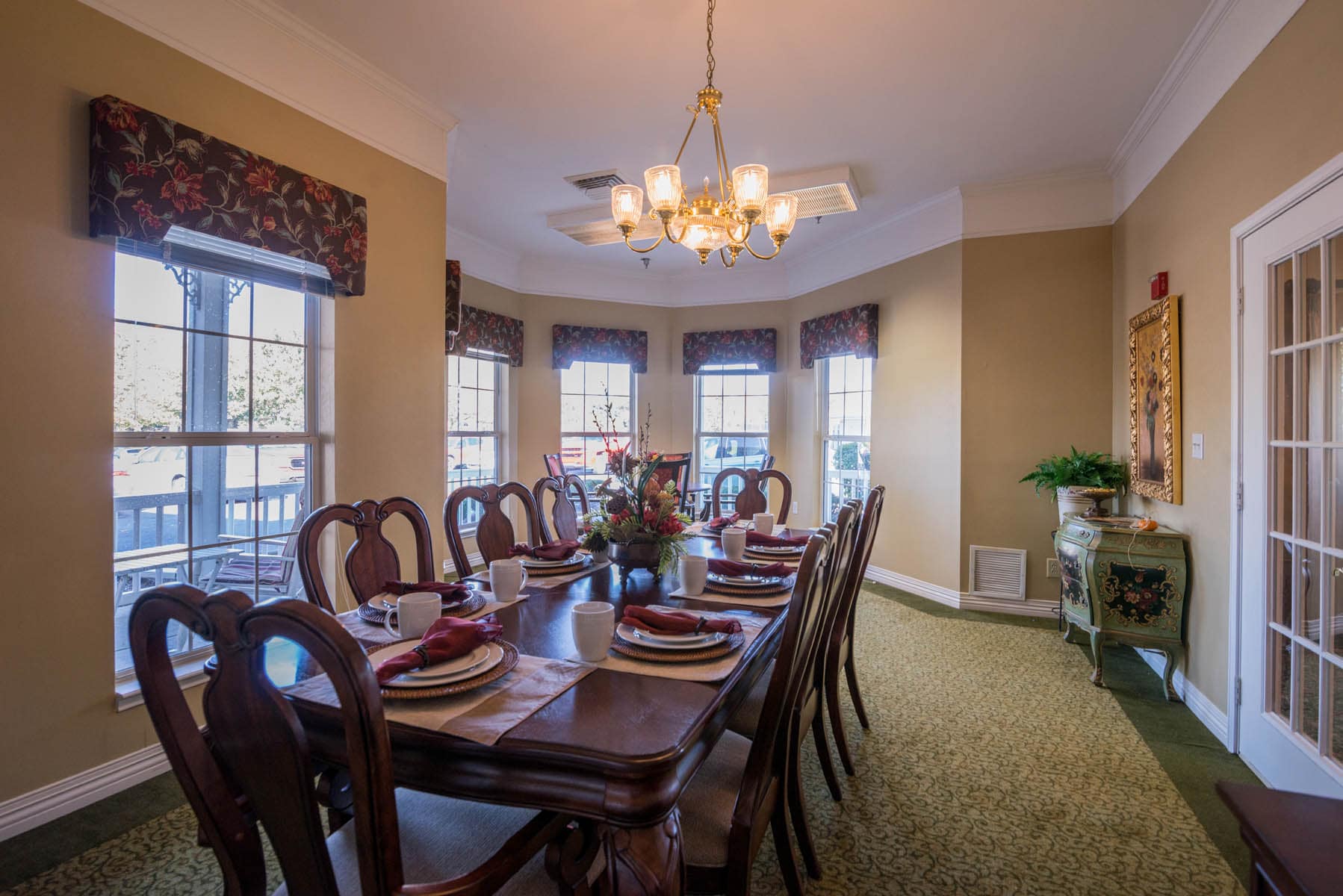 Franklin campus private dining room