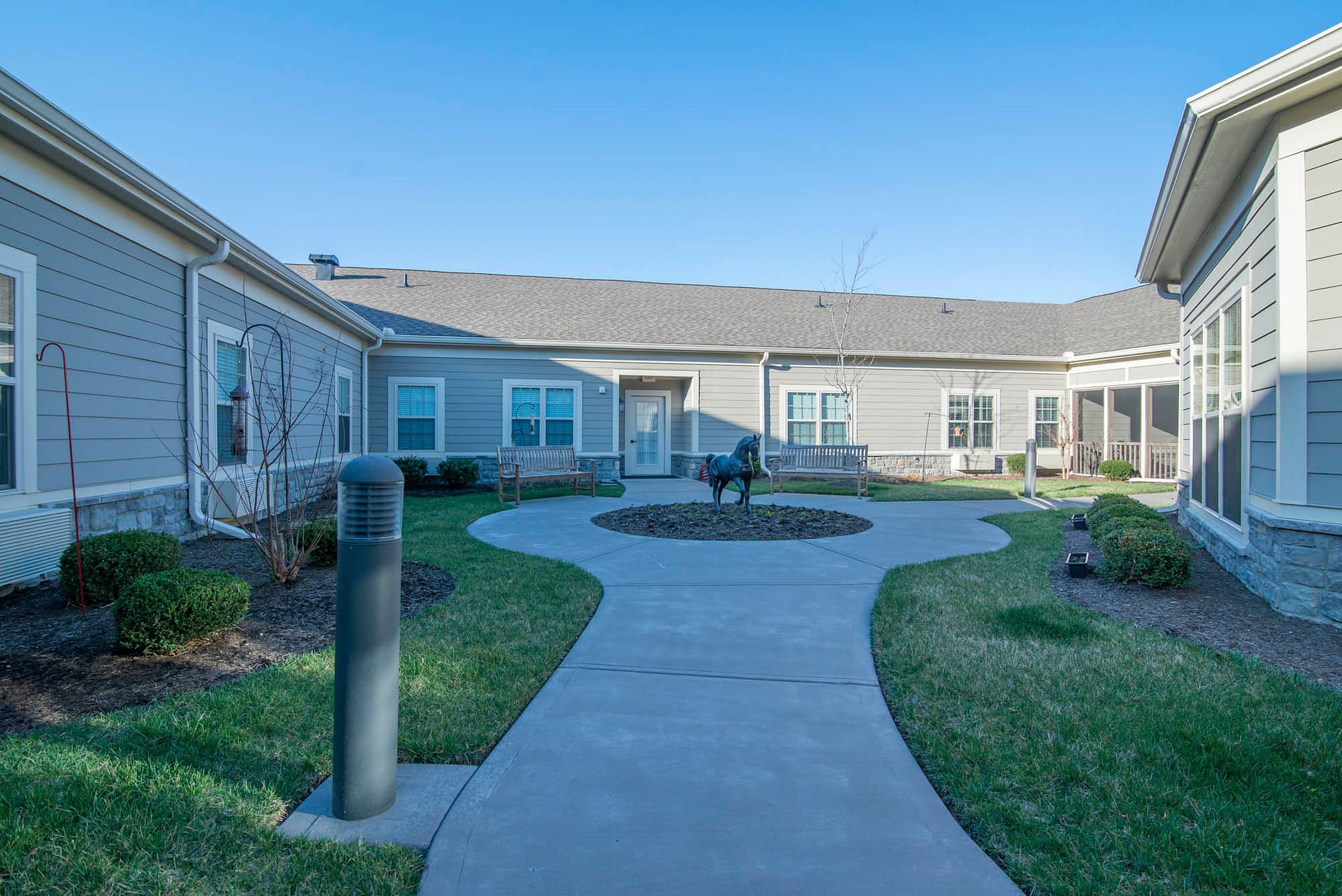 lexington east campus courtyard