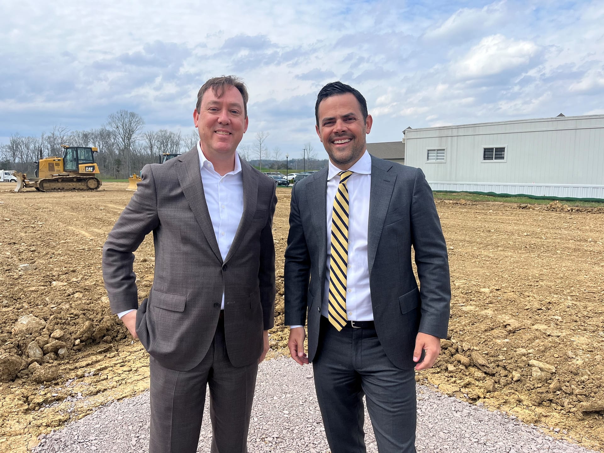 photo of Charles Wood, Chattanooga Chamber of Commerce CEO (left) with Weston Wamp, Hamilton County Mayor