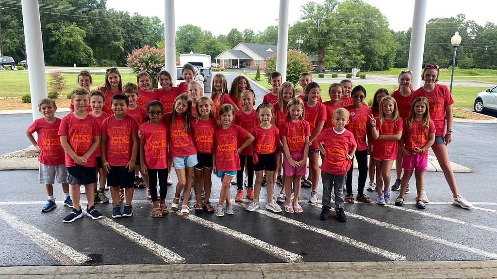 photo of First Baptist Church Choir kids performing at Morning Pointe of Tullahoma, Tennessee