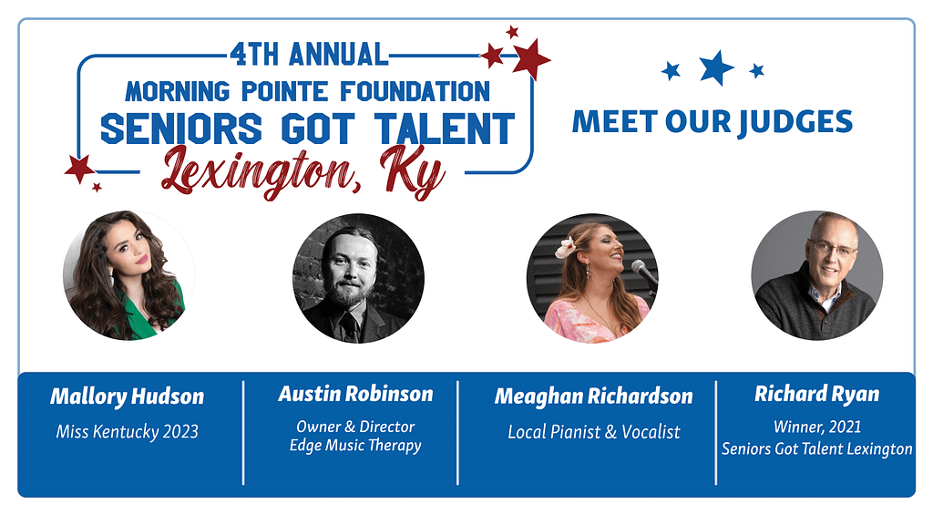 Morning Pointe Seniors Got Talent 2023 Lexington judges