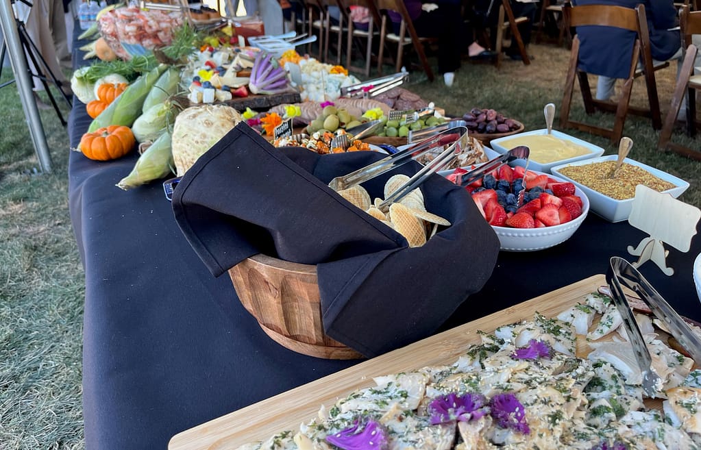 photo of Food at the groundbreaking