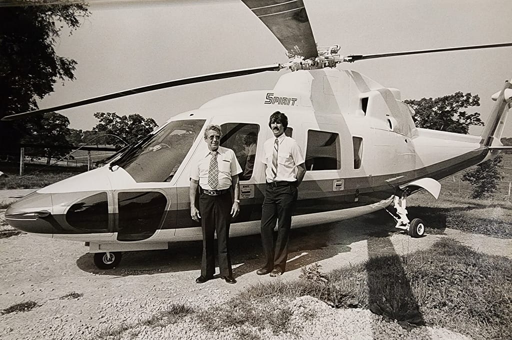 photo of Frank with fellow pilot Don Livingston