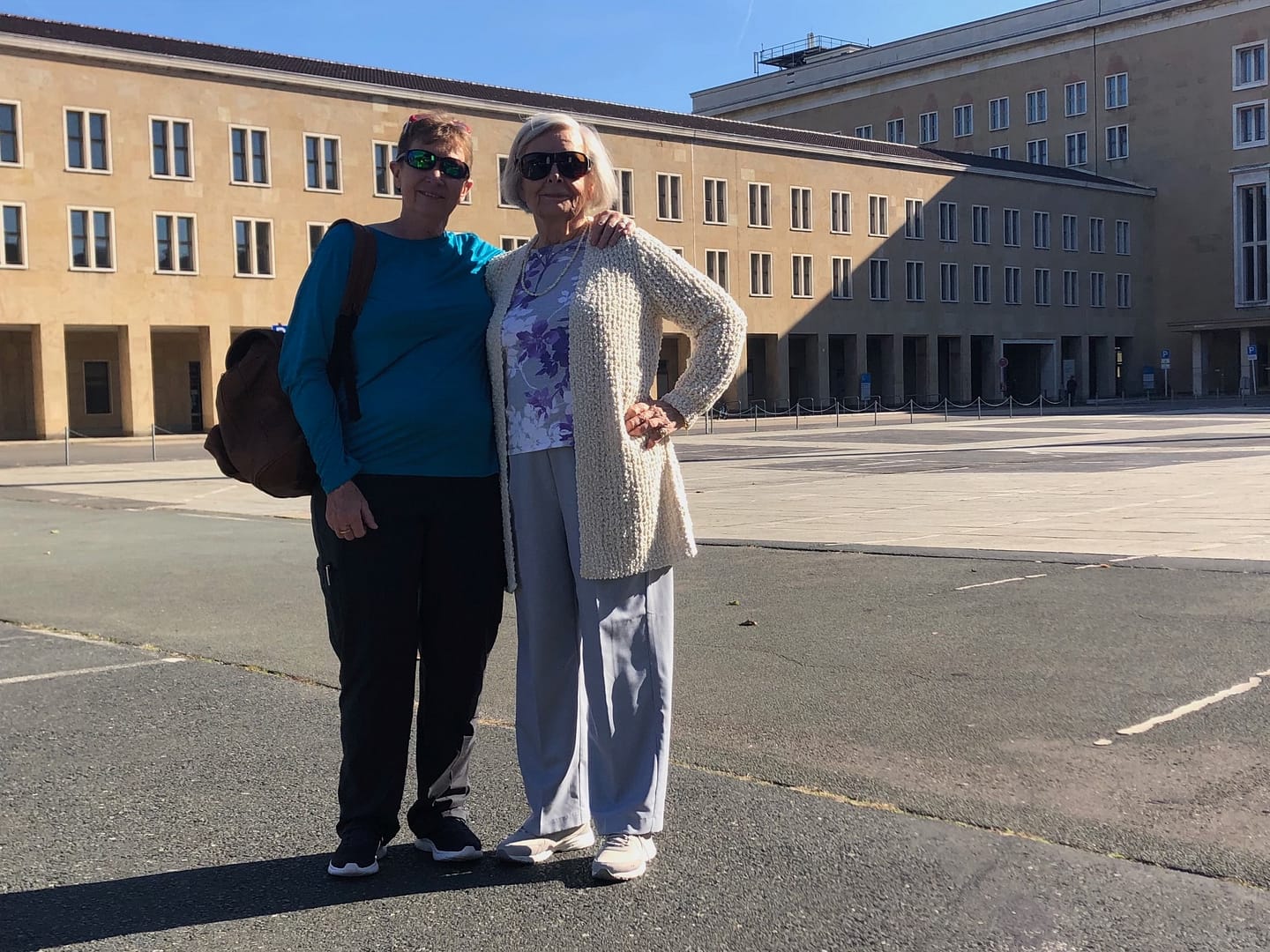 Gerda and Vanessa visited Tempelhof, where Gerda worked with the Americans.