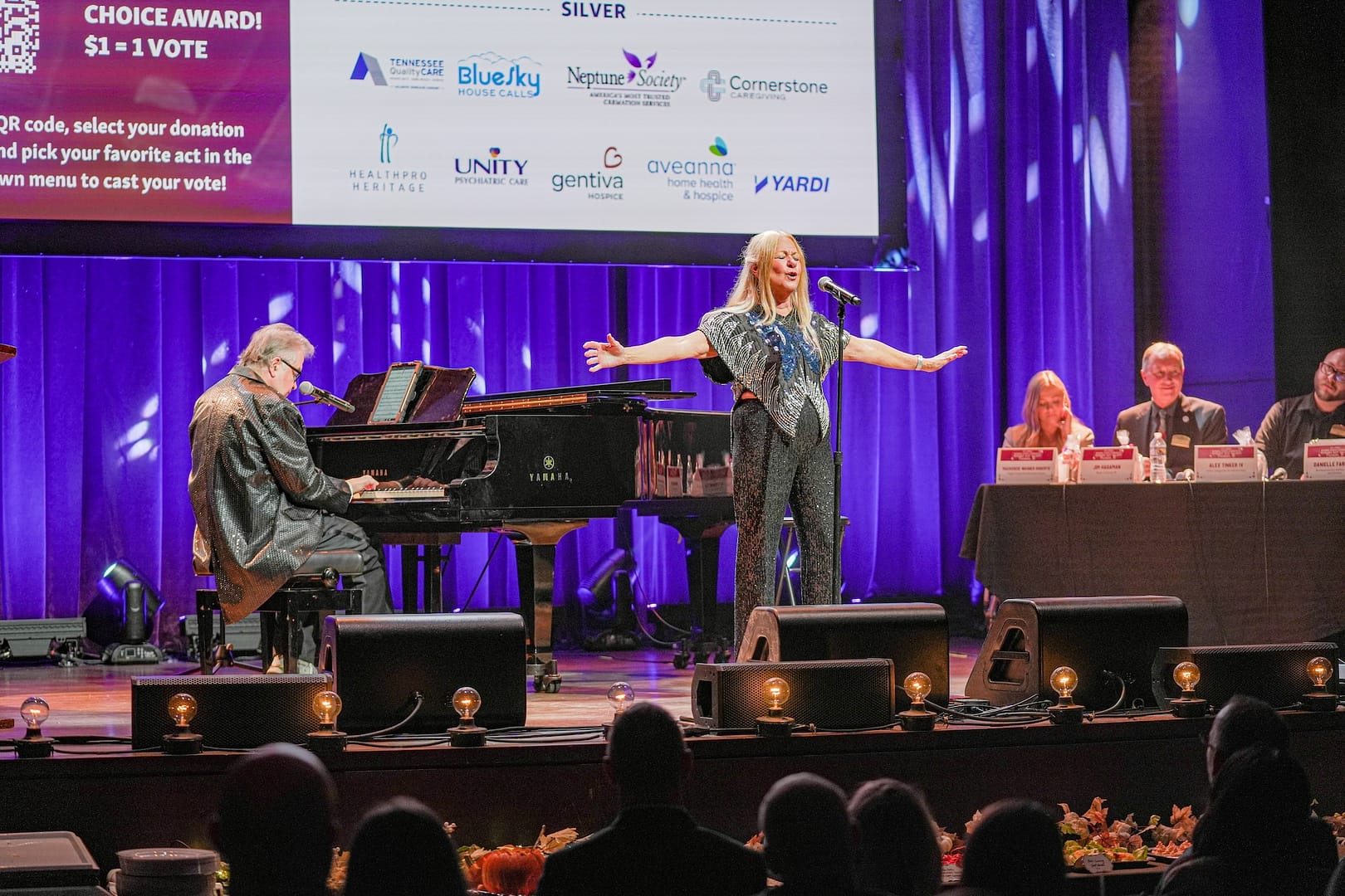 Photo of Morning Pointe Foundation's 2024 Seniors Got Talent - Franklin winners Judy Street and Jim Kirby