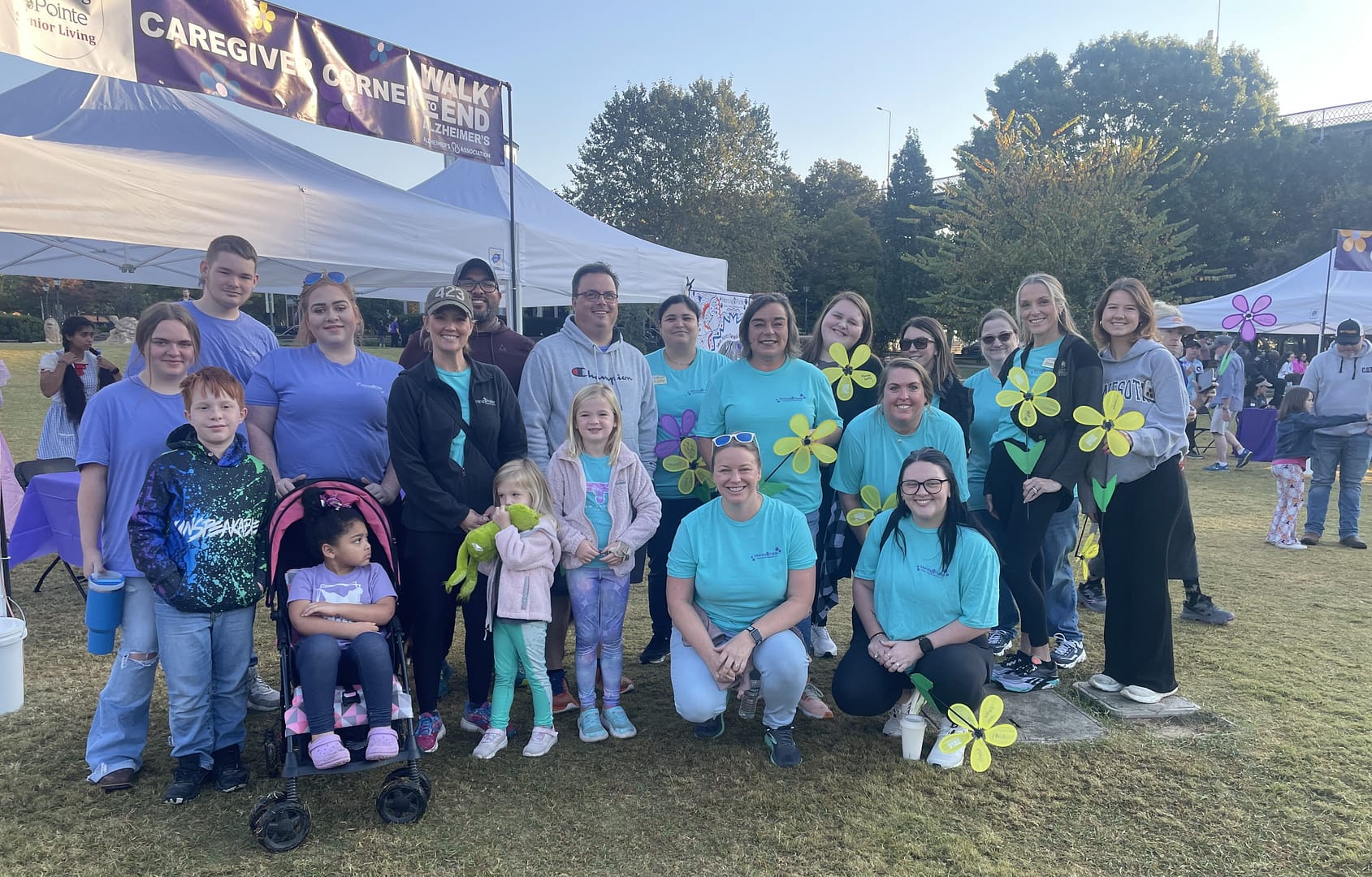 group photo from the 2024 Walk to End Alzheimer's