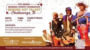 Main show graphic for Morning Pointe Foundation Seniors Got Talent Chattanooga 2024
