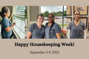 Happy Housekeeping Week collage