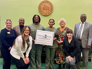 photo of Kentucky State University representatives with Morning Pointe's Frankfort campus representatives