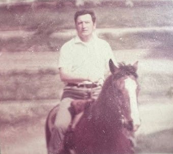 photo of Doc Williams on horseback