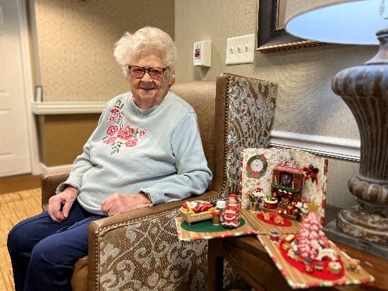 photo of WIlma Cale, resident at Morning Pointe of Collegedale at Greenbriar Cove