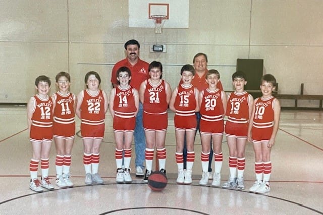 photo of Bob coaching basketball in Bartlett, Tennessee