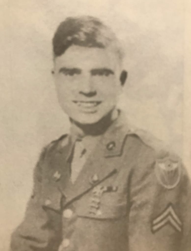 photo of Dario in 1943 in intelligence school