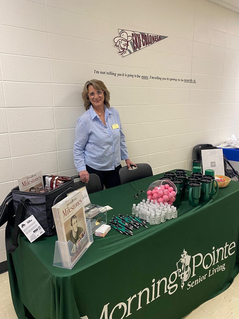 photo of Juliana at a career fair