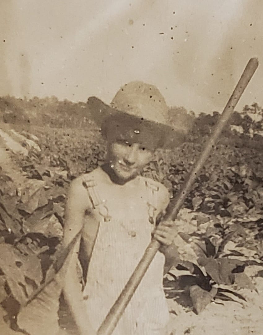 photo of Newman as a child