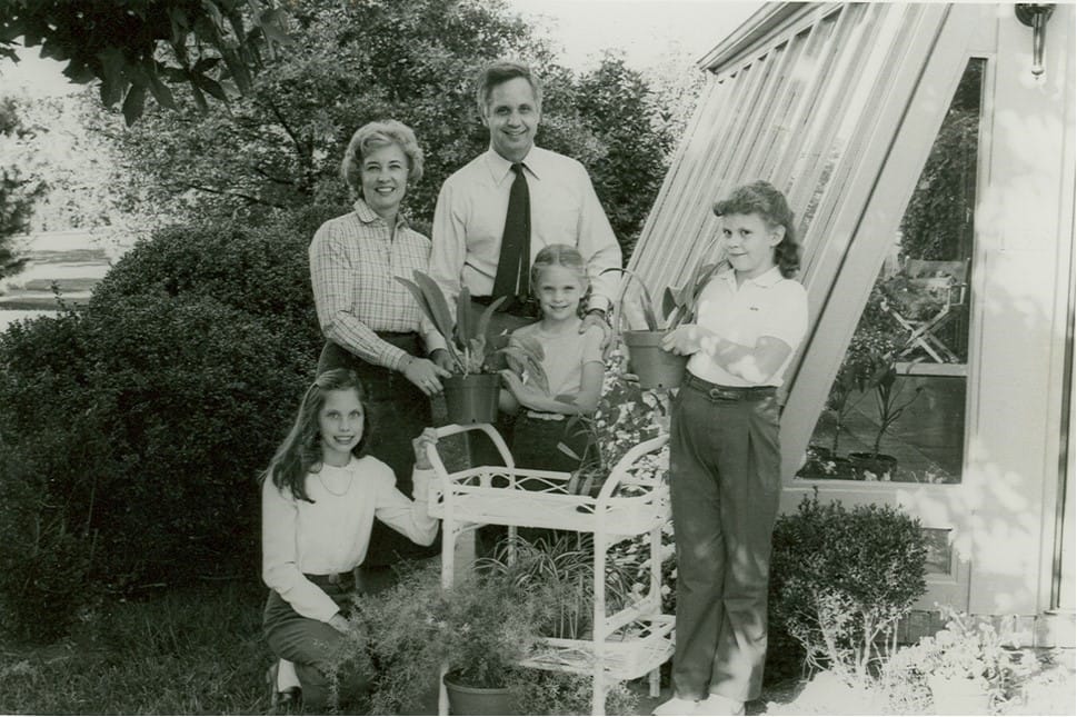 photo of the young Early family