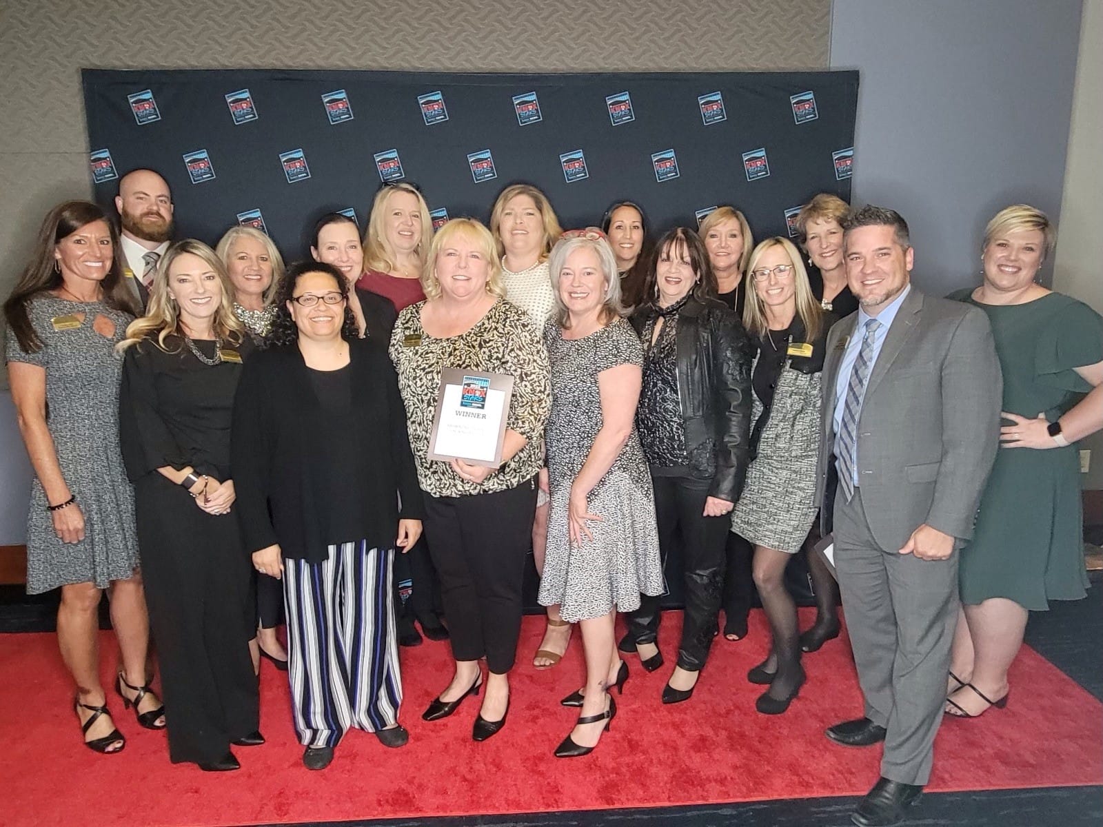 photo of Knoxville-area associates at the awards banquet