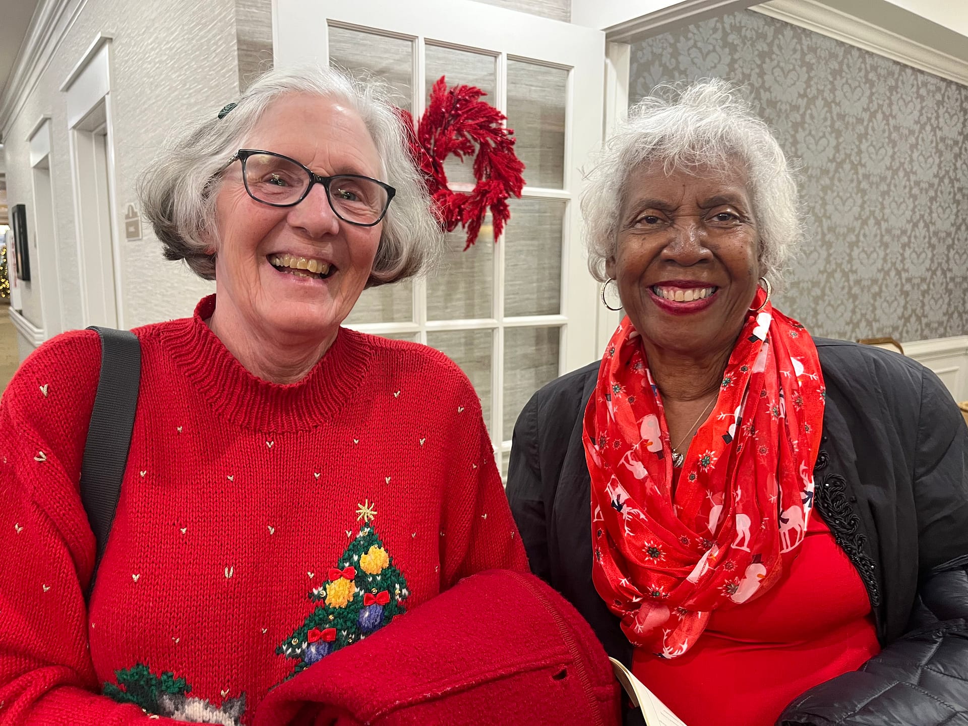 photo of guests at the Grand Opening Holiday Event at Morning Pointe of Danville Assisted Living