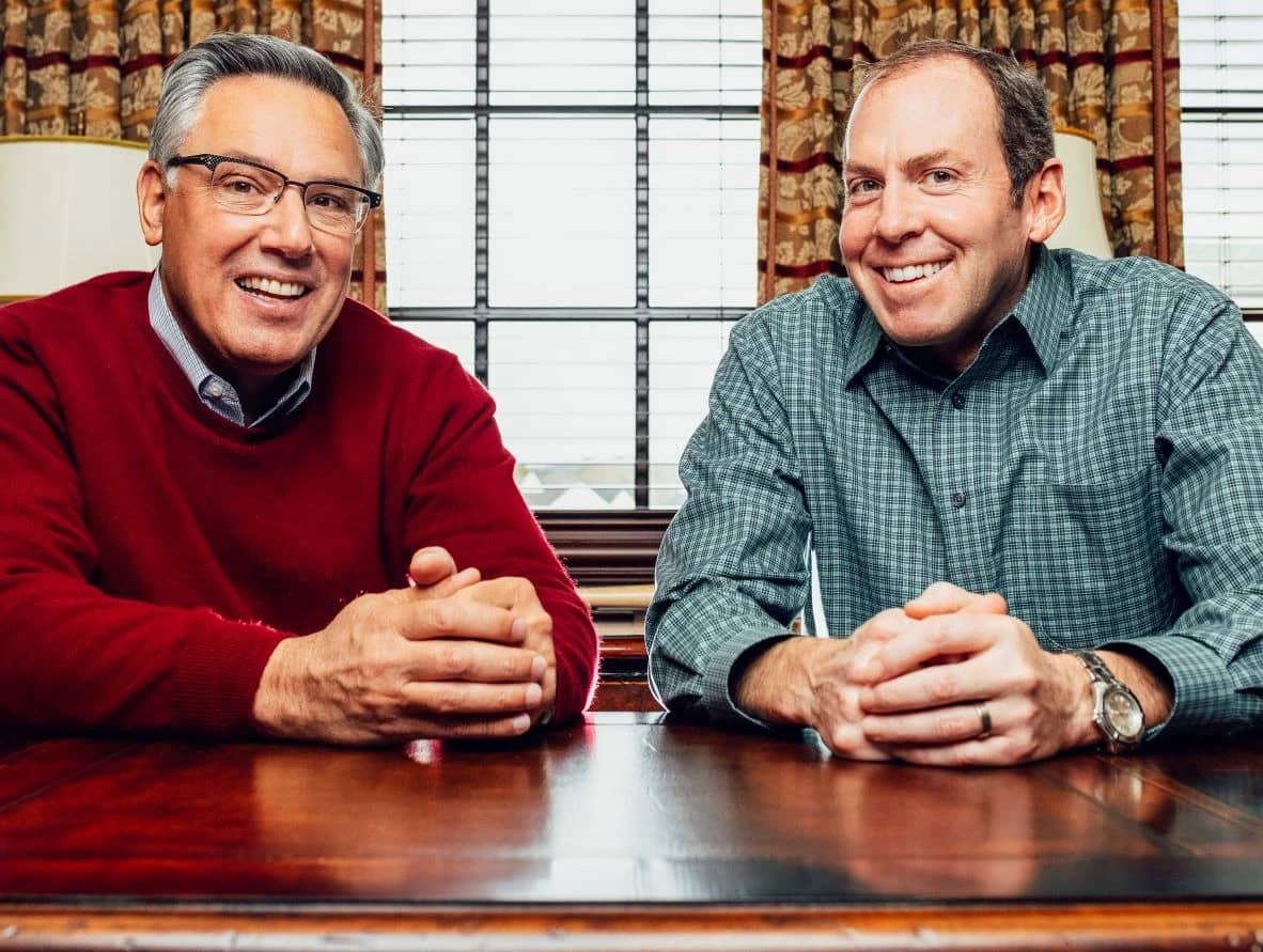 Greg Vital and Franklin Farrow posing together