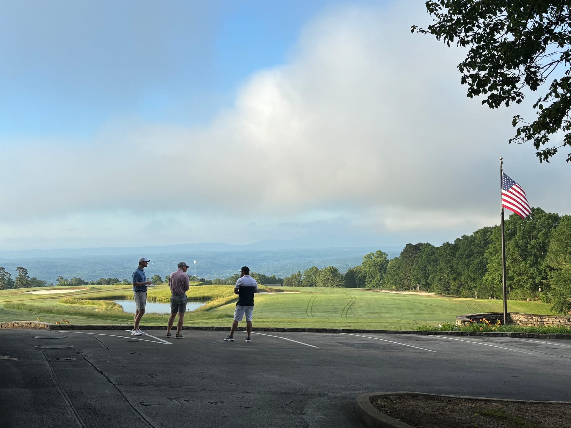 Golfers at the Lookout Mountain Golf Course