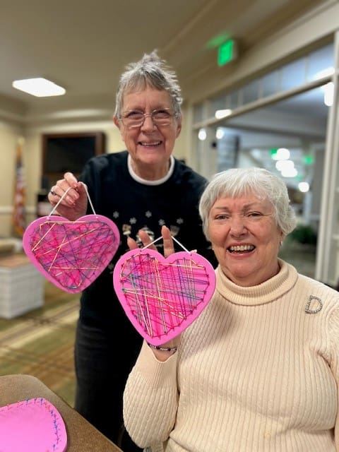 photo of Doris Lane and Glinda Tate, residents at Morning Pointe of Danville, KY