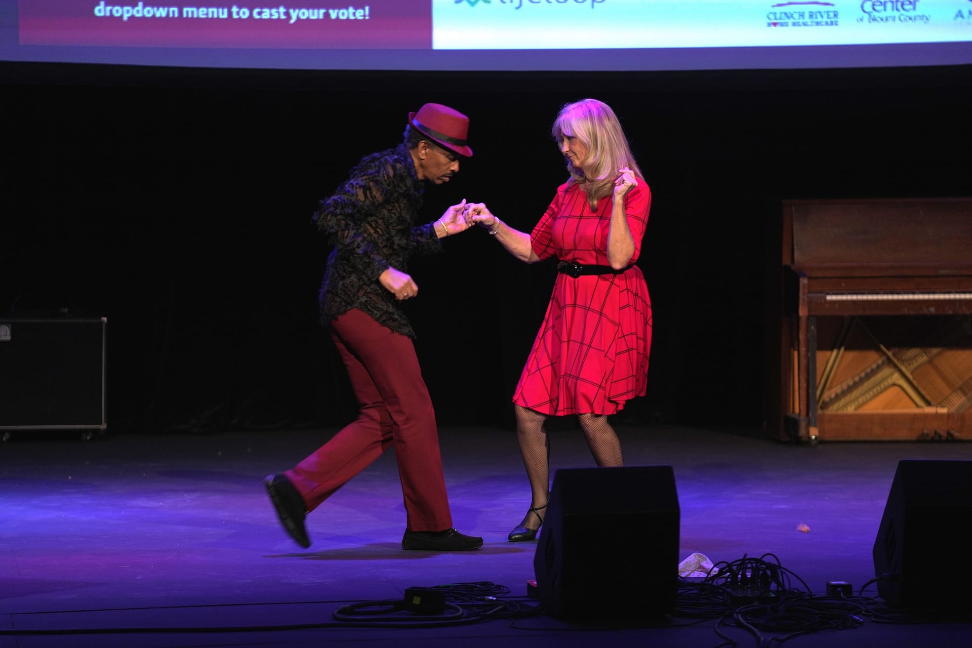 photo of the ETPS People's Choice winners, dancers Michael Mills and Christine Judkins