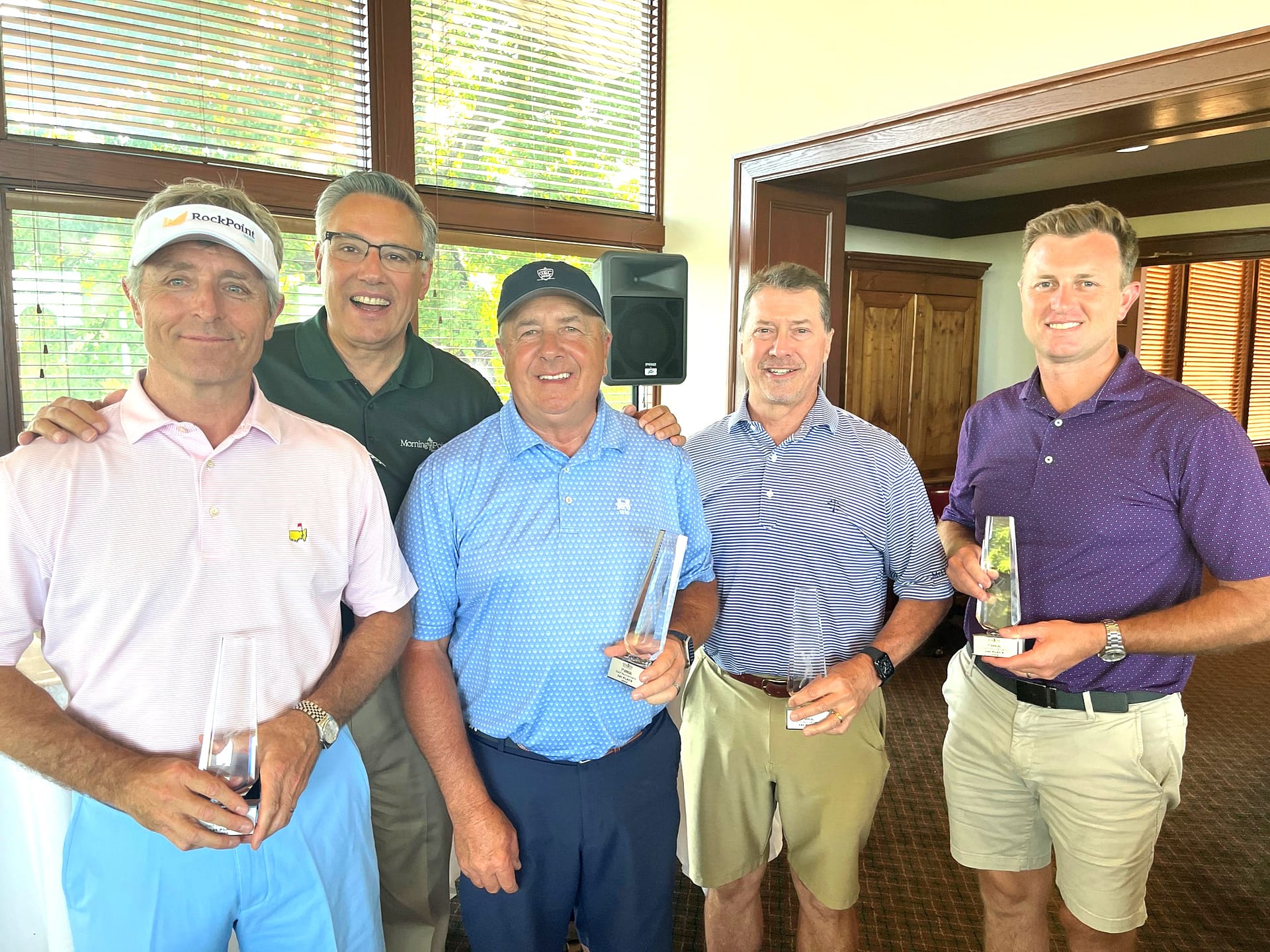 Winners of last year's Mastering Memory Care Golf Tournament