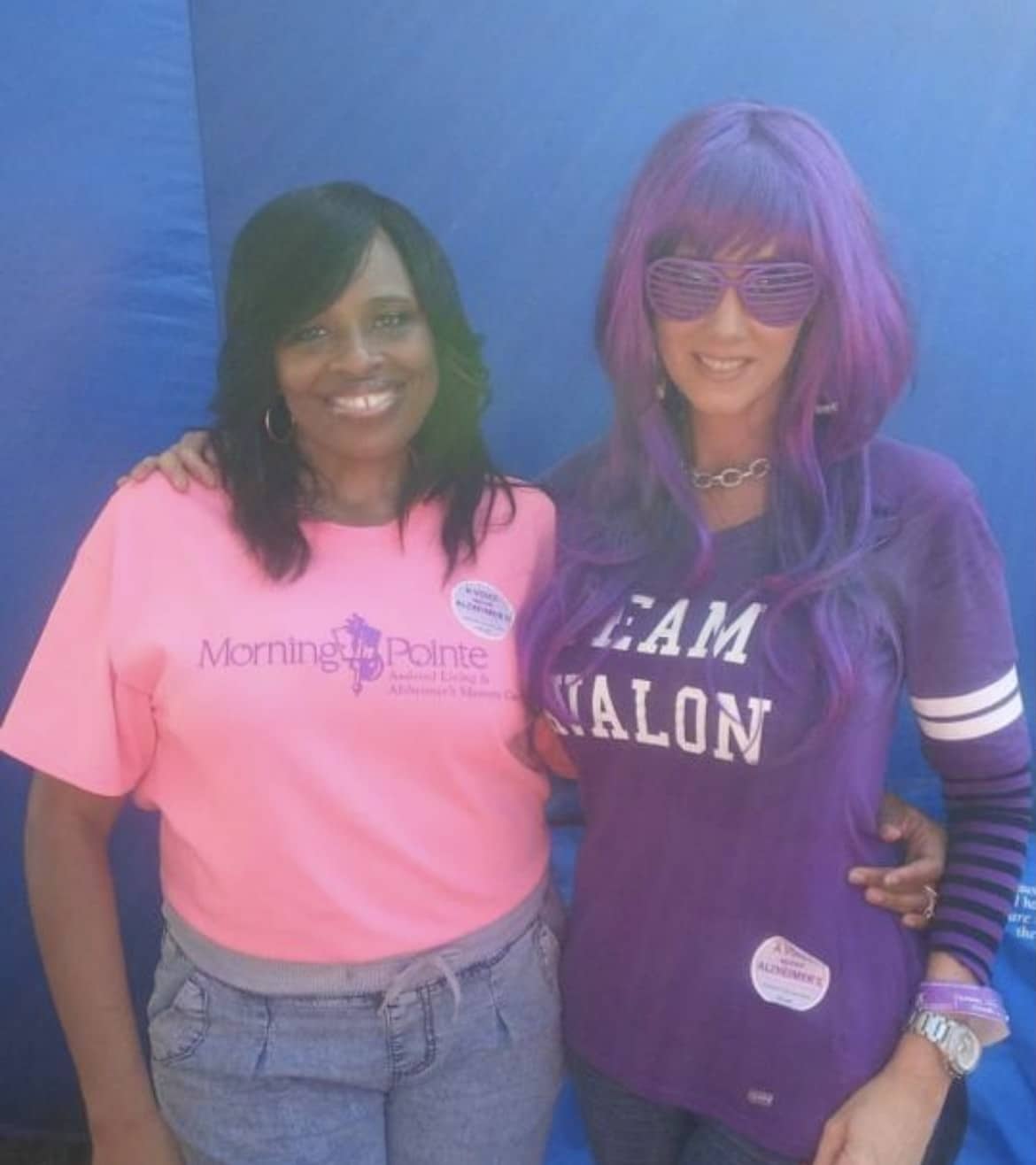 photo of Robbin Darden representing The Lantern at Morning Pointe Alzheimer’s Center of Excellence, Collegedale, in the 2014 Walk to End Alzheimer’s