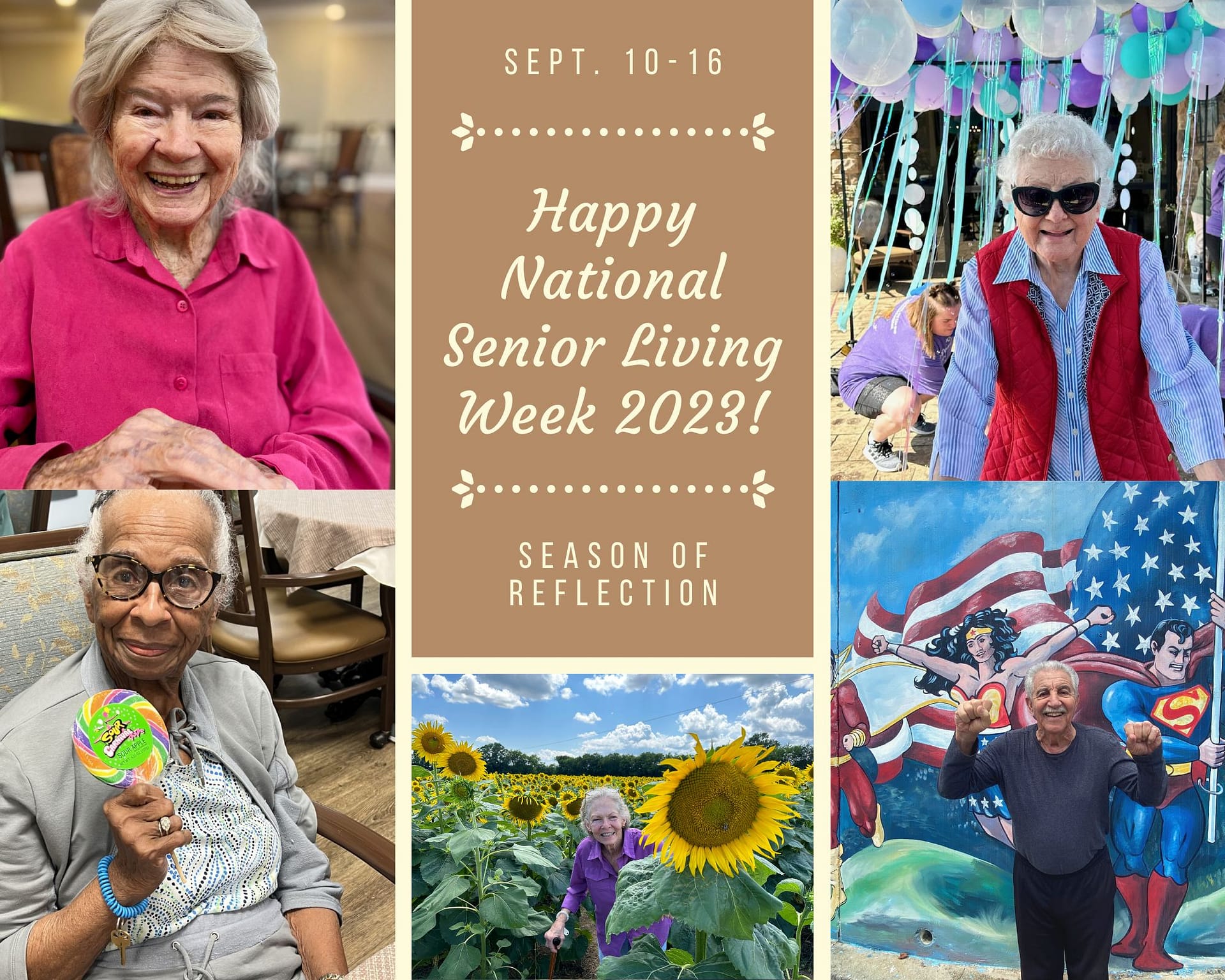 Senior Living Week 2023 collage