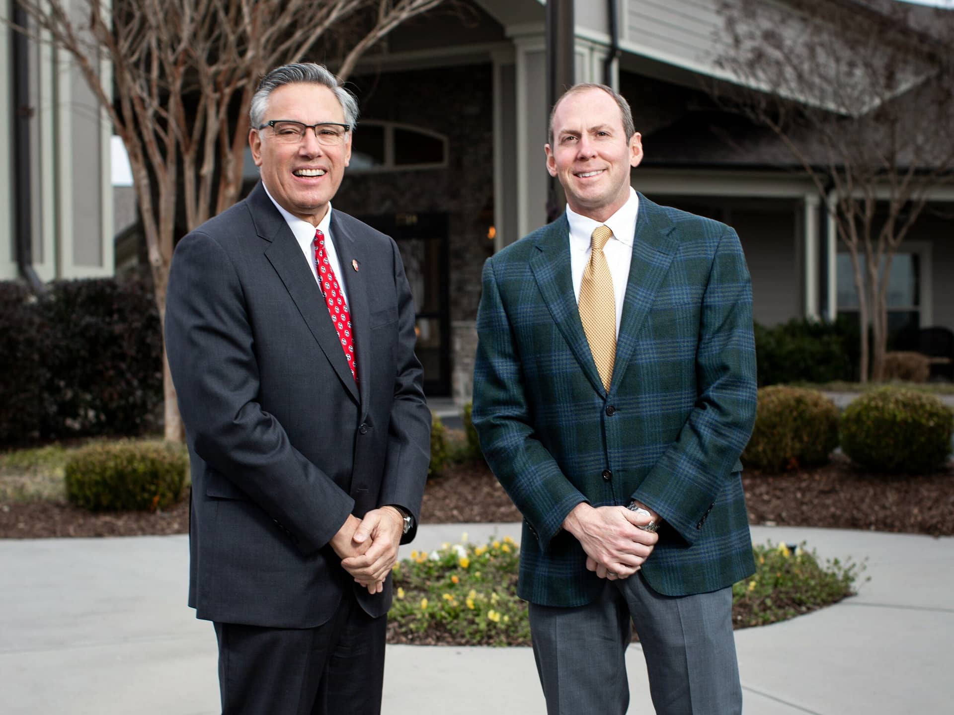 photo of Morning Pointe Senior Living Founders Greg A. Vital and Franklin Farrow