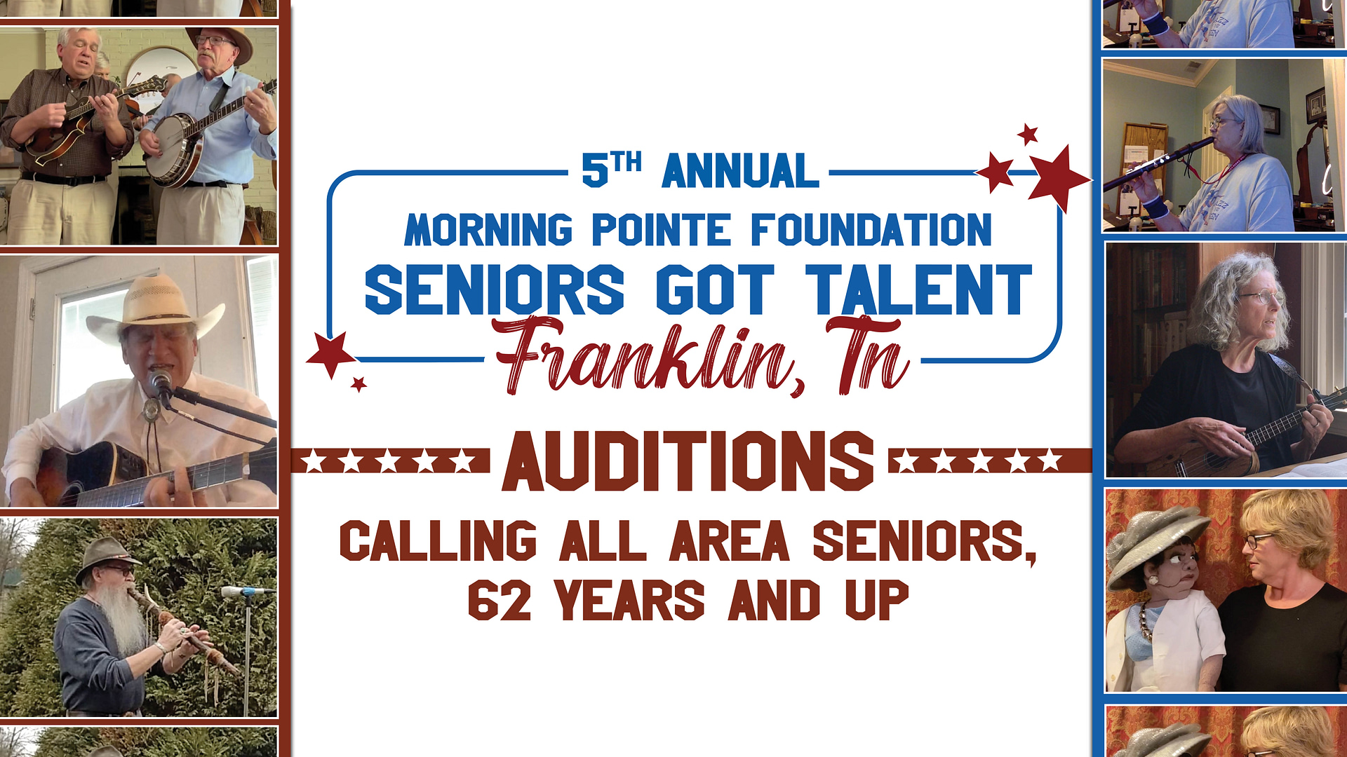 2023 Seniors Got Talent Lexington auditions graphic