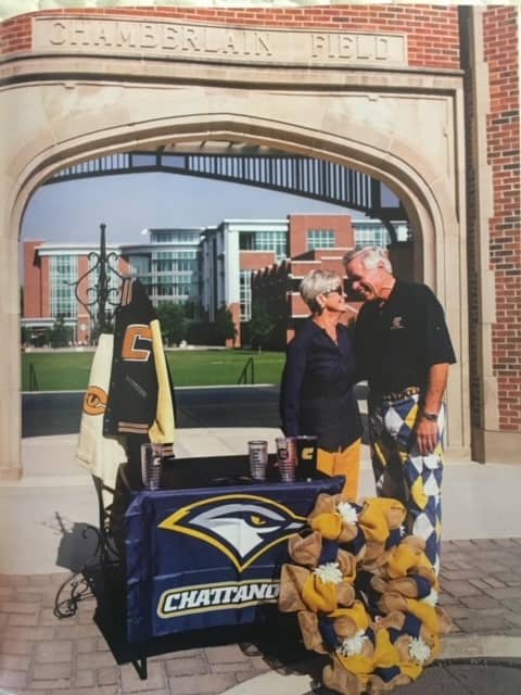 Photo of Bea and Ron as UTC Alumni of the Year 2022 - courtesy of CityScope Magazine