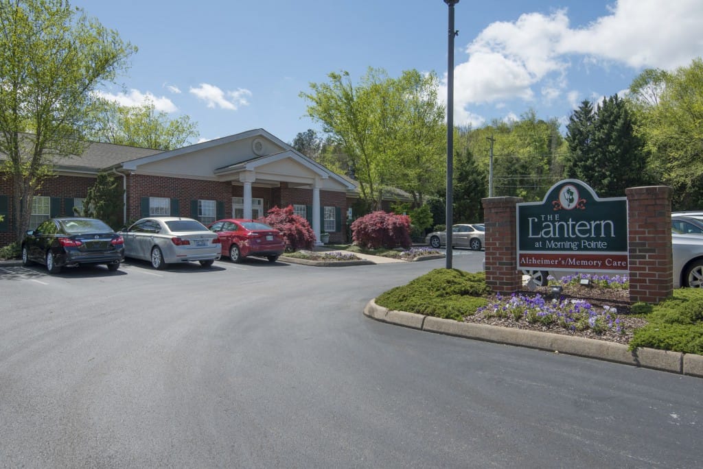 Collegedale Lantern campus exterior shot of building and sign